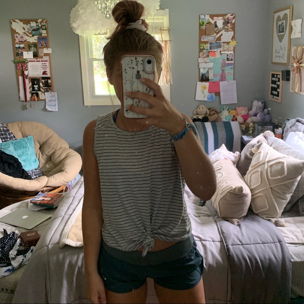 Cute and comfy striped tank